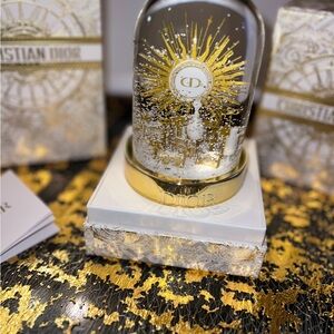 Dior Gold and Silver Snow Globe